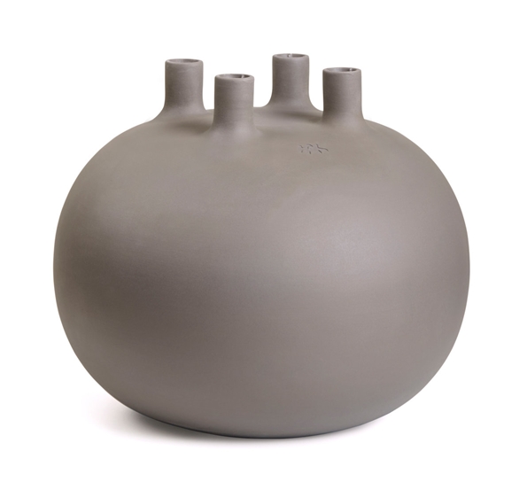 Globo lysestake granittgrå 45 cm fra Kähler