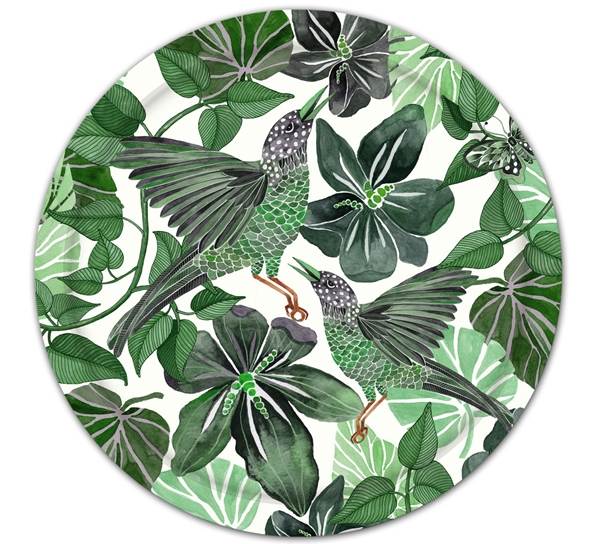 Blues brett 46 cm grønt