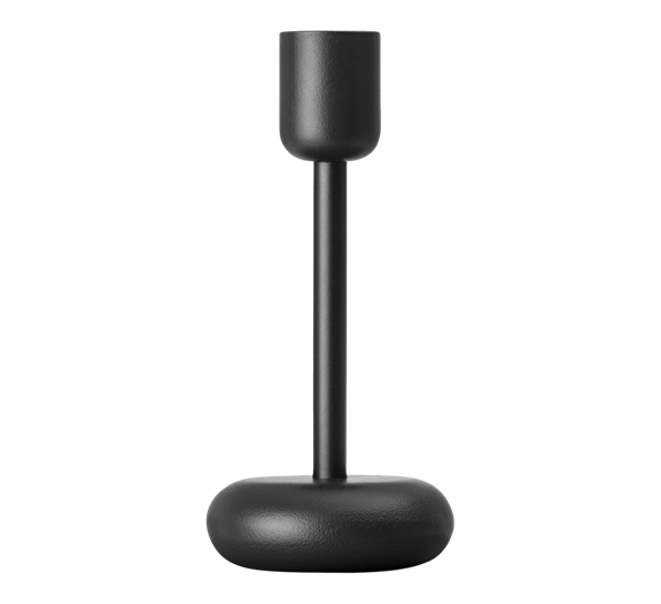 Nappula lysestake 183 mm mørk grå fra Iittala