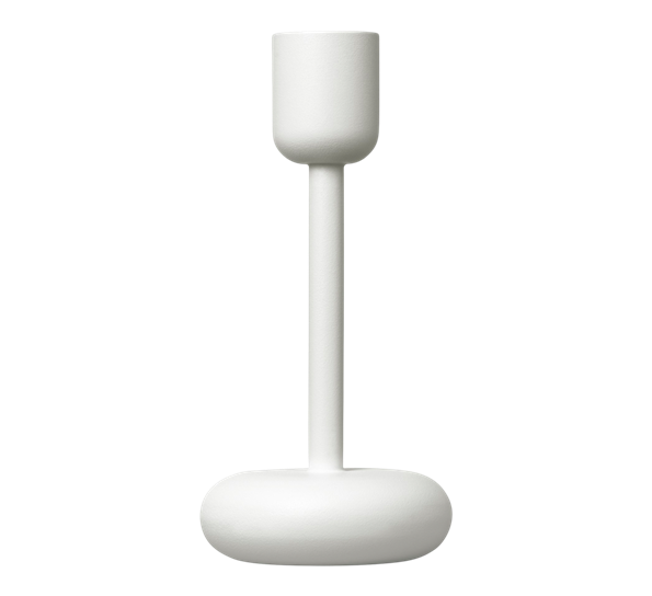 Nappula lysestake 183 mm hvit fra Iittala
