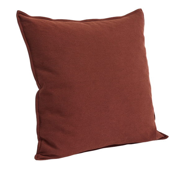Linen linpute 50x50 cm iron red fra HAY