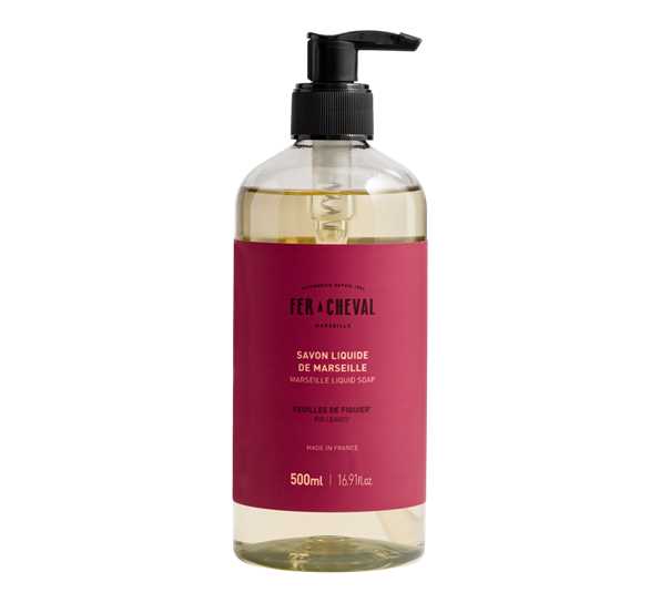 Marseille flytende såpe Fig Leaves 500ml Fer á Cheval