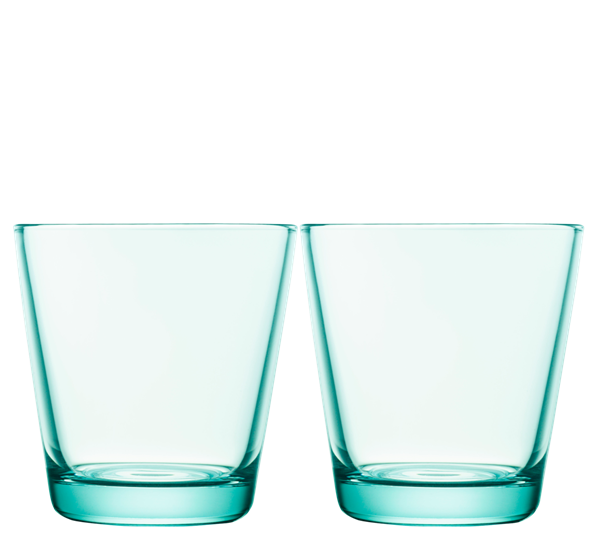 Kartio vannglass 21 cl 2-pk vanngrønn fra Iittala