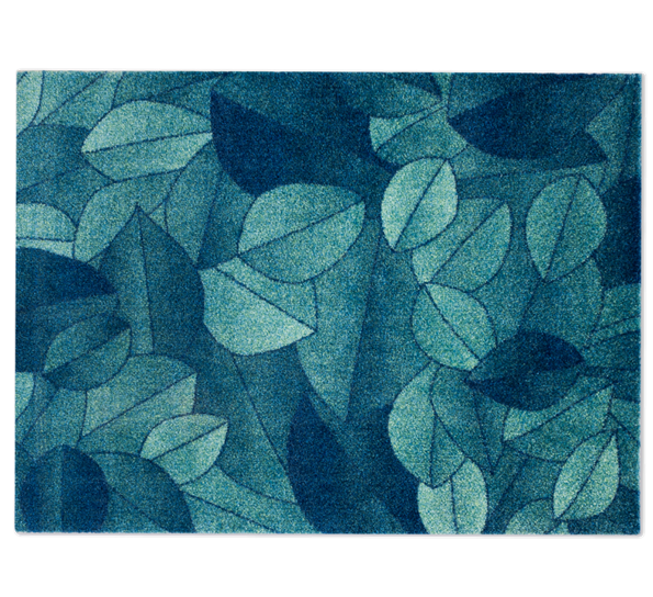 Foliage dørmatte Blue Dusk 85x115 cm fra Heymat