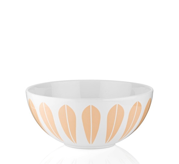 Lotus skål 18 cm korall fra Lucie Kaas