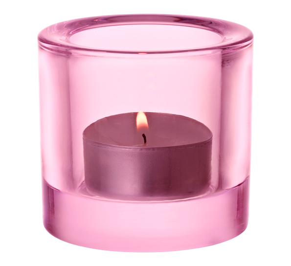 Kivi lyslykt rosa fra Iittala