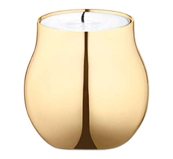 Cafu telysestake gullbelagt fra Georg Jensen