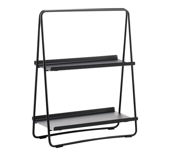 Singles hylle a-table sort 58 cm fra Zone