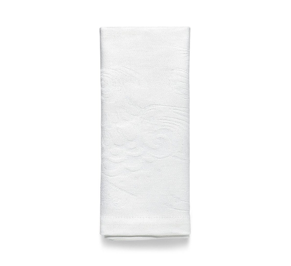 Birds stoffserviett hvit fra Bjørn Wiinblad