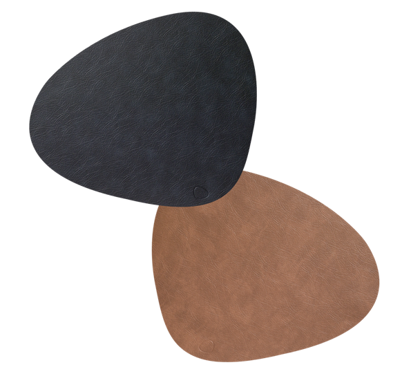 Curve Cloud double spisebrikke 37x44 cm sort brun Lind DNA