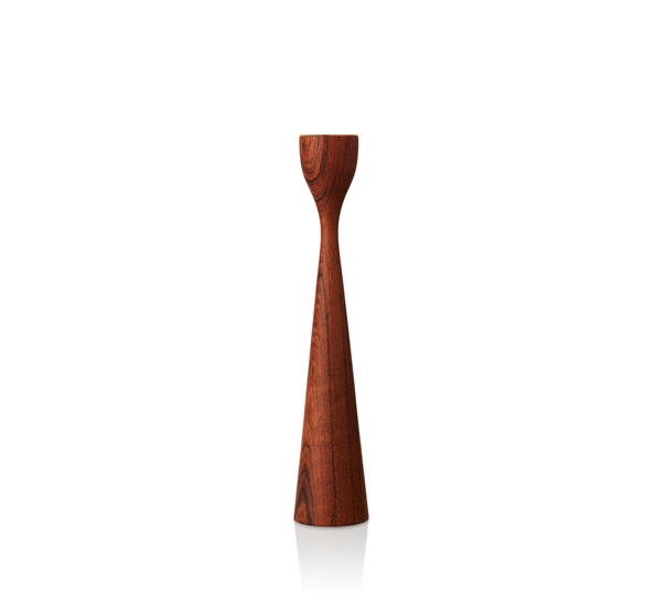 Rolf lysestake teak 28 cm