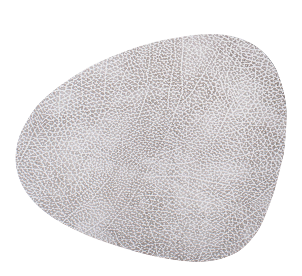 Curve Hippo spisebrikke 37x44 cm hvit grå Lind DNA