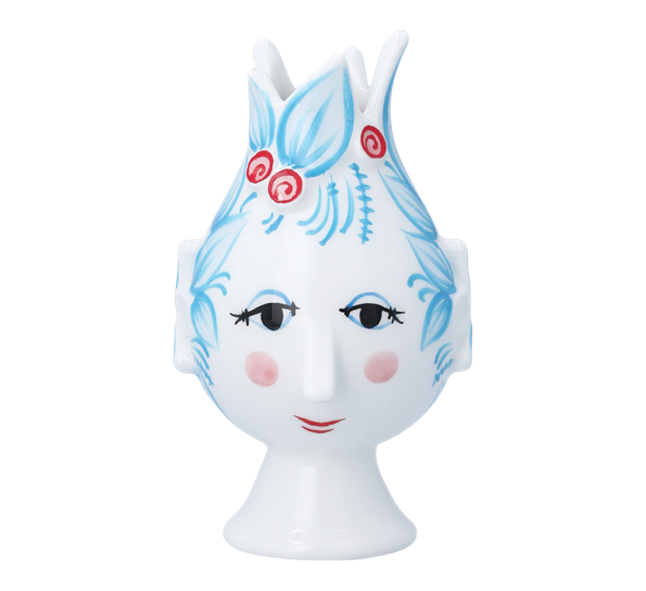 Titania lysestake h11,5 cm lys blå Bjørn Wiinblad