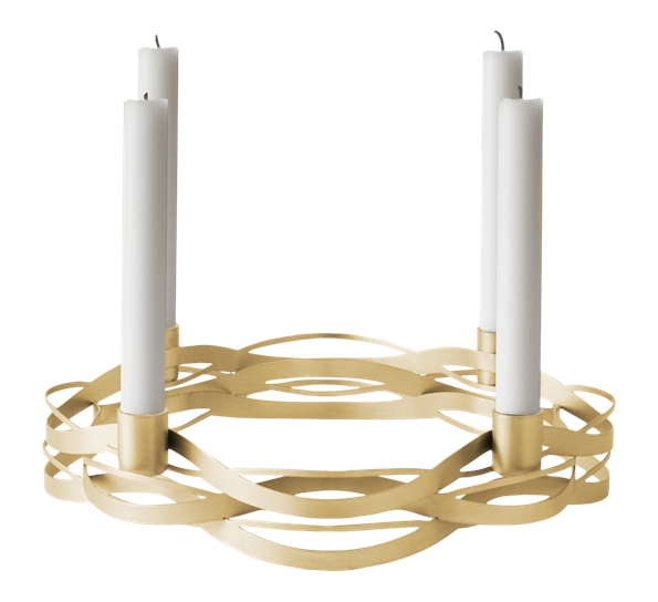 Tangle adventsstake brass fra Stelton