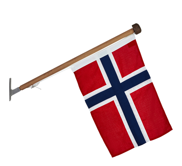 Balkongflagg eik fra Langkilde & Søn