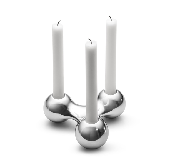 Arne jacobsen lysestake fra Georg Jensen