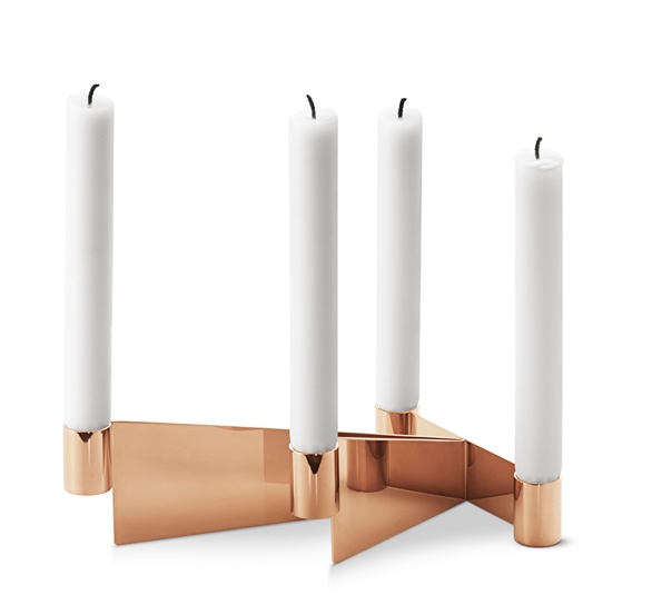 Urkiola pu lysestake pvd fra Georg Jensen