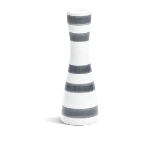 Omaggio lysestake liten granittgrå 16 cm fra Kähler