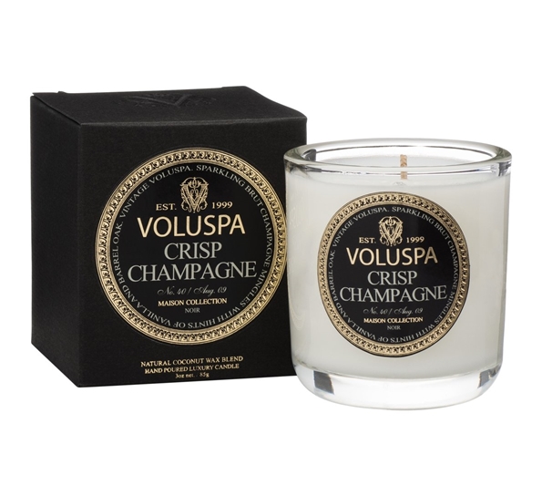 Duftlys 25t Crisp Champagne 85g fra Voluspa