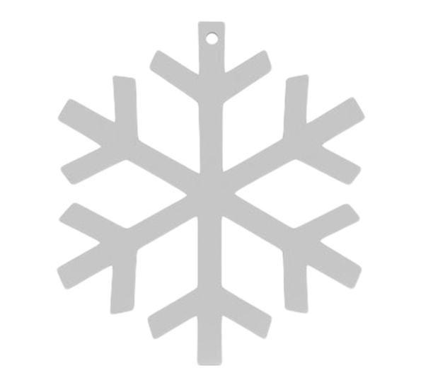 Snowflakes hanging hvit 2pk fra Cooee Design