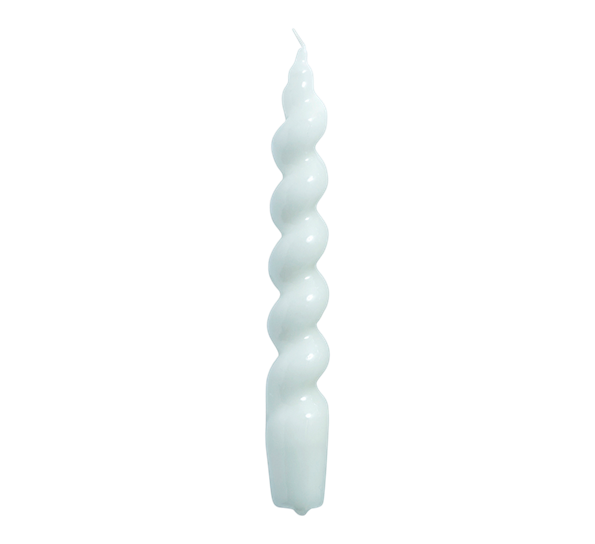Spiral Candle lys isblå fra HAY
