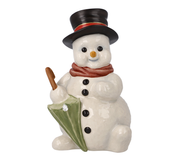 Snømann My Little Crystal med Swarovski®-krystall 12 cm fra Goebel