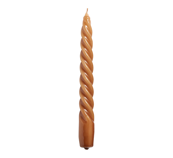 Twist Candle lys karamell fra HAY