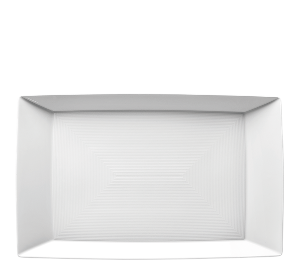 Loft Hvit fat 39x25 cm fra Thomas