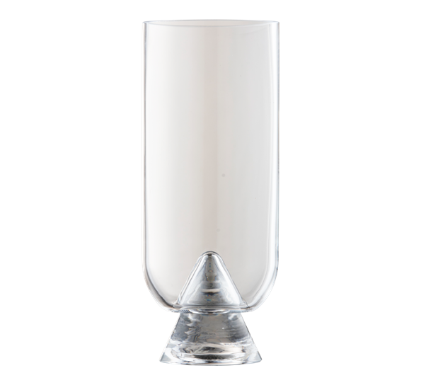 Glacies vase ø7,6 cm H18 cm klar fra AYTM