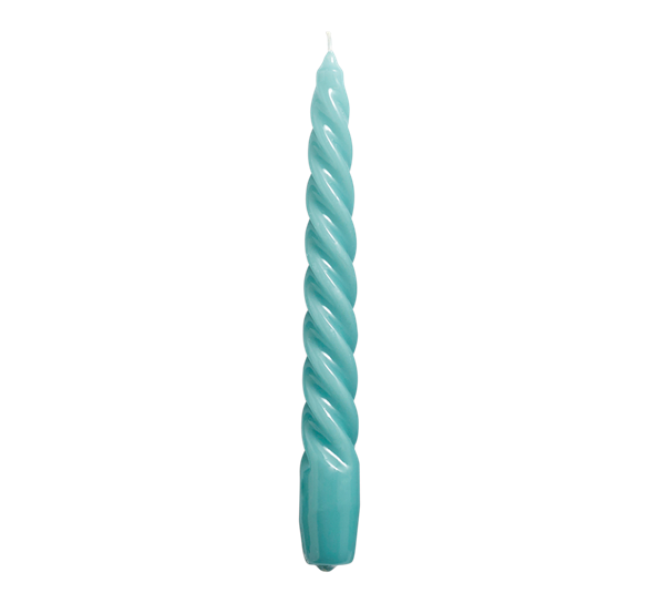 Twist Candle lys teal fra HAY