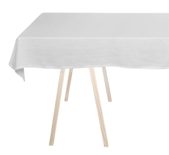 Plain duk 165x260 cm hvit fra Georg Jensen Damask