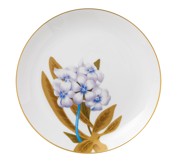 Flora tallerken flat 27 cm rhododendron fra Royal Copenhagen