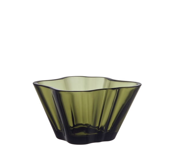Aalto skål 75mm Mosegrønn fra Iittala