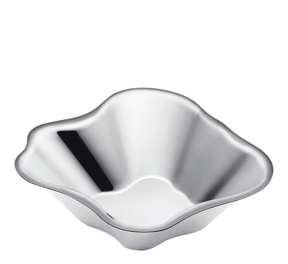 Aalto skål 182 mm rustfritt stål fra Iittala