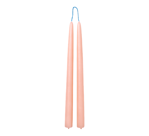 Dipped candles lys 2 pk 30 cm blush fra Ferm Living