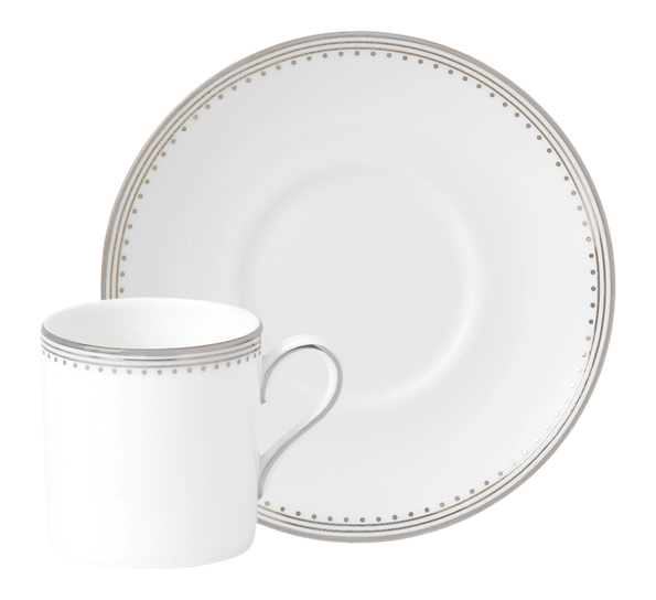 Grosgrain espressokopp med skål 8 cl fra Wedgwood