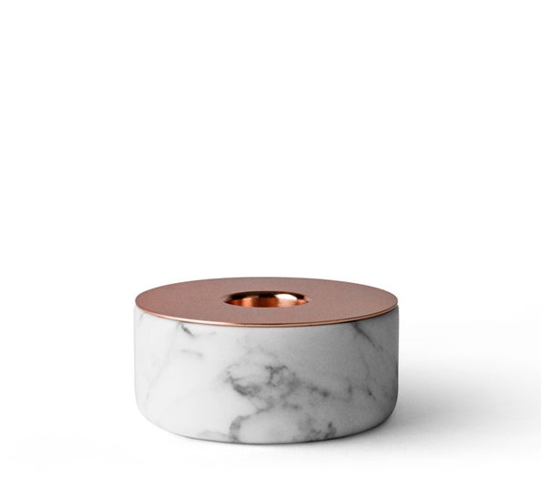 Chunk of marble s hvit kobber fra Audo Copenhagen