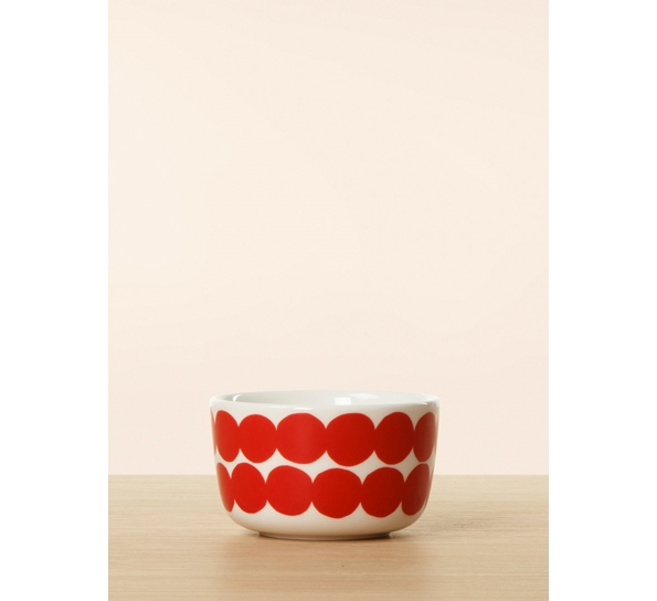 Räsymatto skål 2,5 dl rød fra Marimekko