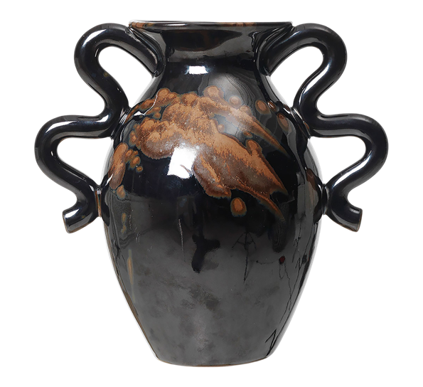 Verso vase 27 cm sort brun fra Ferm Living