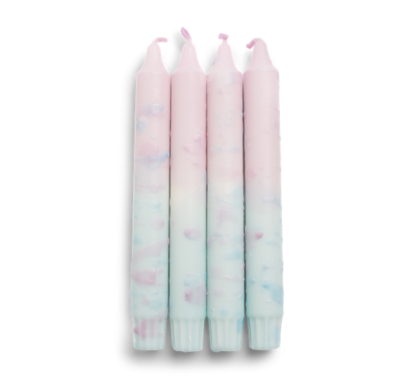Candles lys 4 pk Sprinkle unicorn By_W