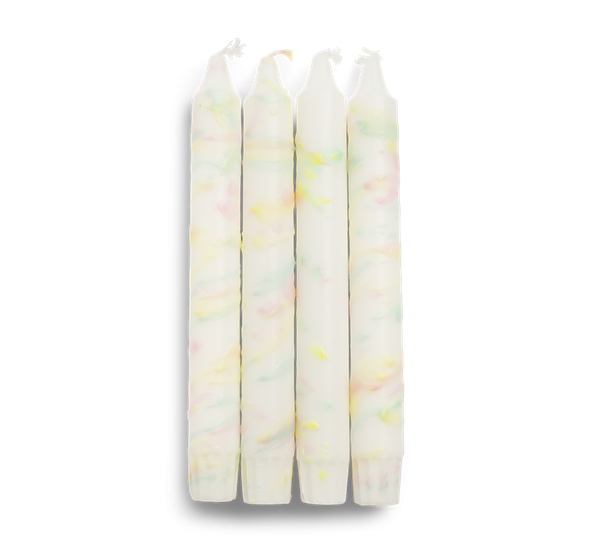 Candles lys 4 pk Sprinkle tutti frutti By_W