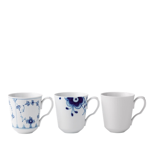 History Mix krus 37 cl 3 stk fra Royal Copenhagen