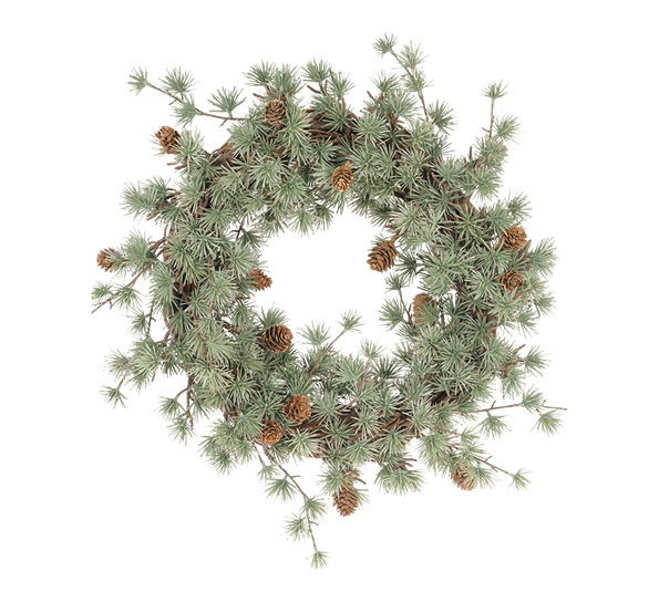 Lerkekrans med kongler ø45 cm fra Mr. Plant