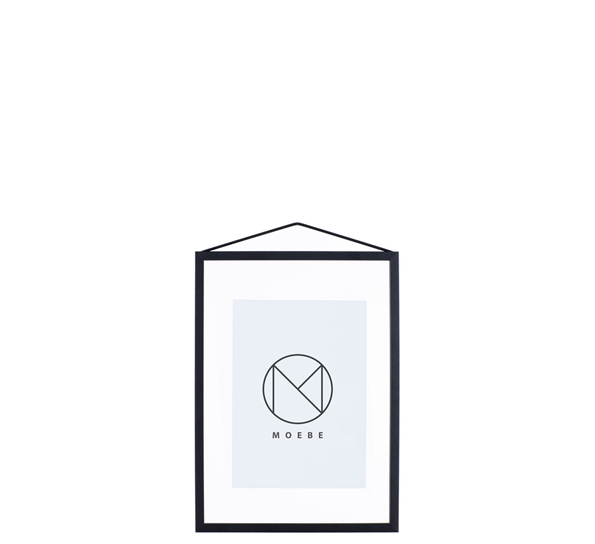 Moebe ramme A4 sort