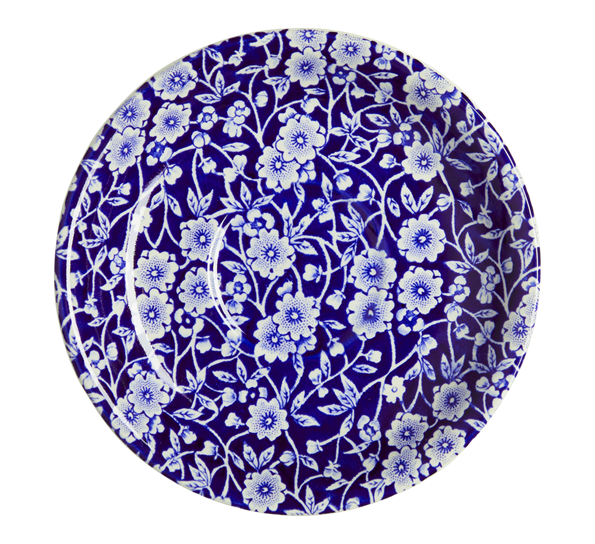 Blue Calico tekopp skål fra Burleigh