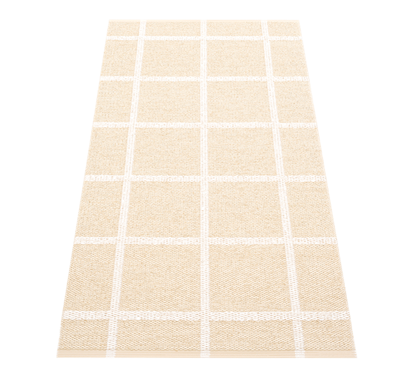 Ada matte cream 70x150cm fra Pappelina