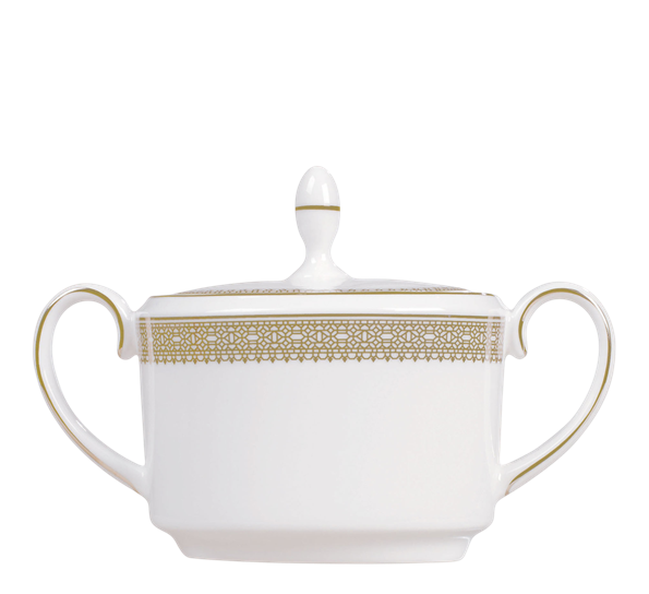 Lace Gold sukkerskål med lokk fra Wedgwood