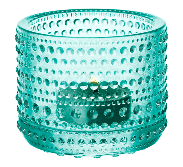 Kastehelmi vanngrønn lyslykt fra Iittala