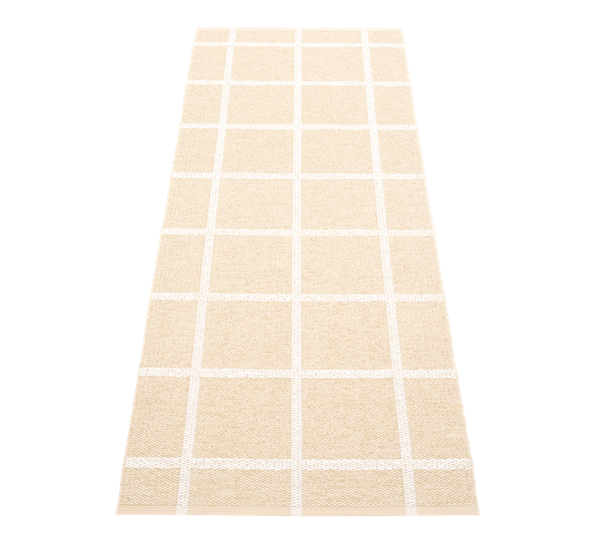 Ada matte cream 70x225cm fra Pappelina