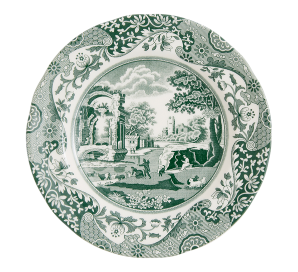 Green Italian tallerken 27 cm Spode